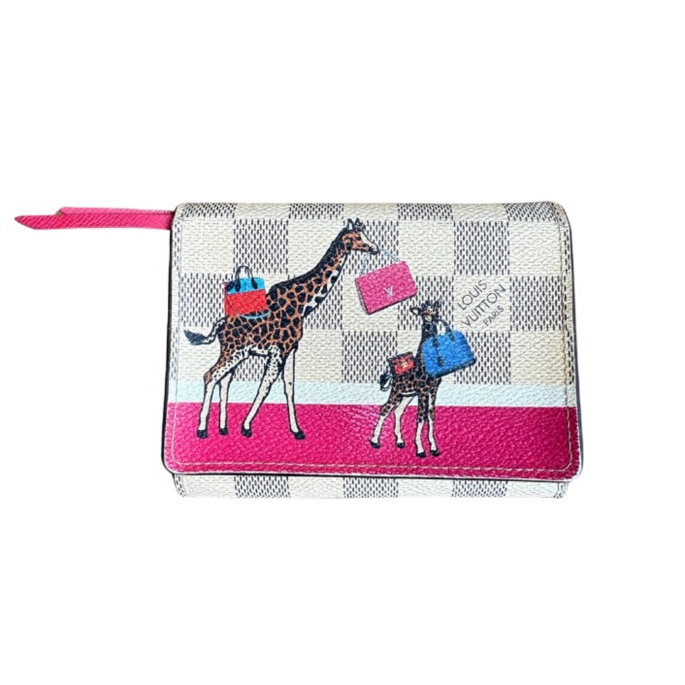 Louis Vuitton Damier Azur Christmas Animation Victorine wallet